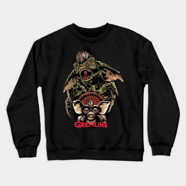 Gremlins On The Big Screen A Cinematic Legacy Explored Crewneck Sweatshirt by Nychos's style